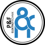 Rundes Logo von P&F Elektrotechnik